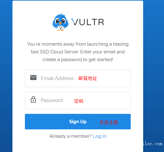 Vultr账号注册及购买 图文教程 Vultr账号注册及购买 图文教程
