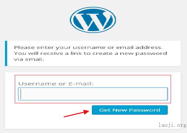 WordPress Reset Password