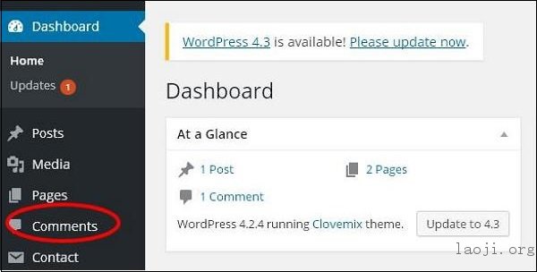 WordPress Edit Comments