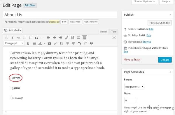 WordPress Delete Links