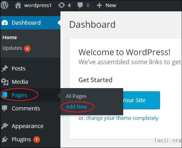 WordPress Publish Pages