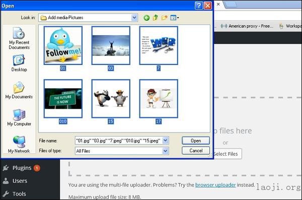 WordPress Add Media