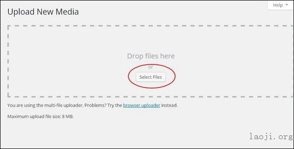 WordPress Media Library